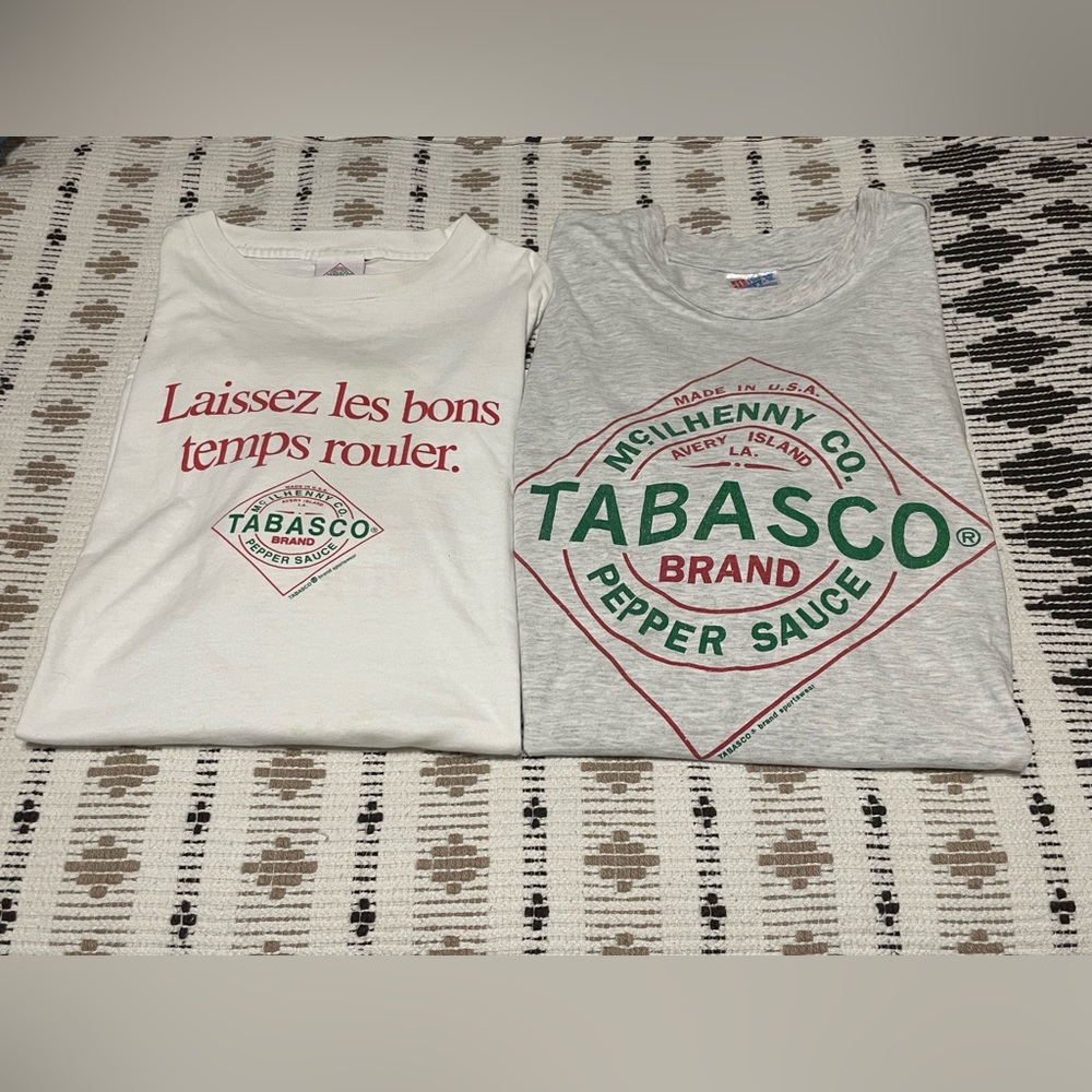 True vintage Tabasco shirt lot